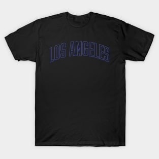 Los Angeles Blue Outline T-Shirt